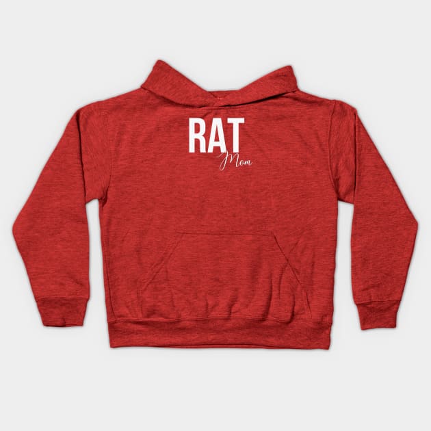 Rat Mom Kids Hoodie by RefinedApparelLTD